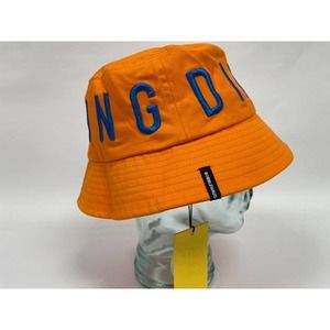 Dave & Buster's X Bobblehaus Orange Bucket Hat D&B DING DING DING New With Tags